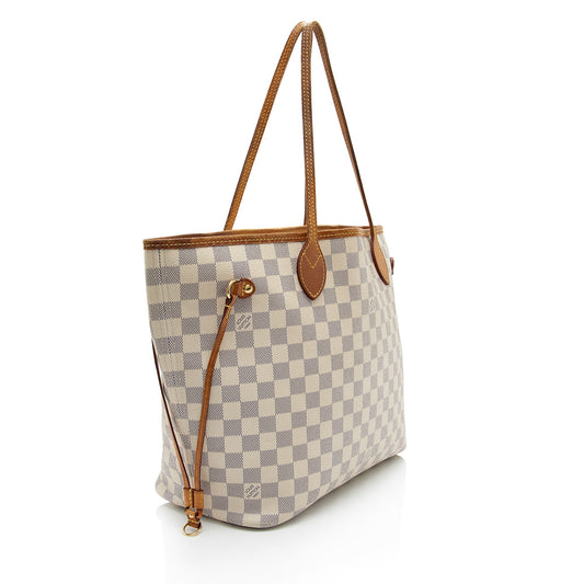Louis Vuitton Damier Azur Neverfull MM Tote - (SHG-AOeI8u)