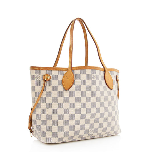 Louis Vuitton Damier Azur Neverfull PM Tote - (SHF-19639)