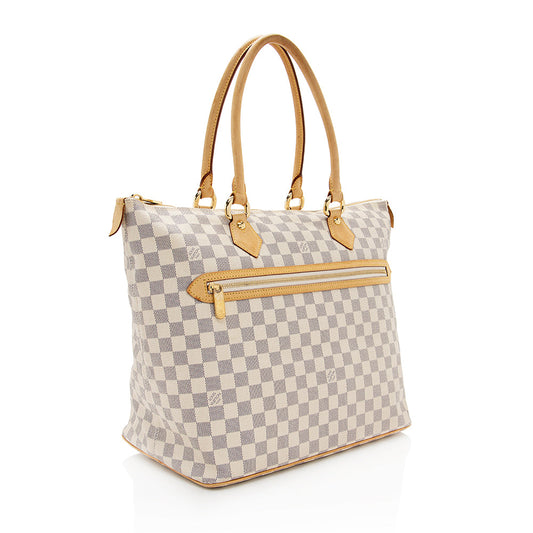 Louis Vuitton Damier Azur Saleya GM Tote (SHF-19414)