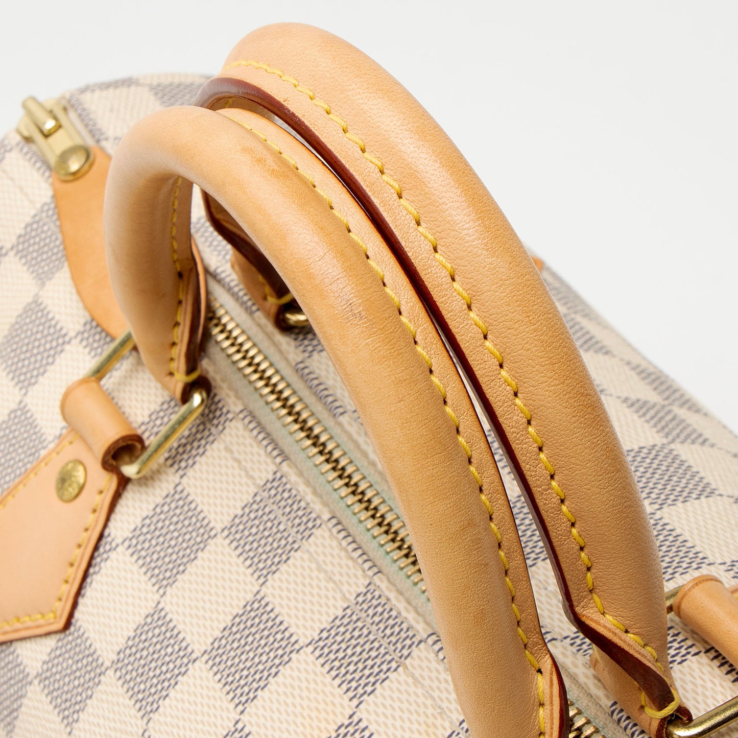 Louis Vuitton Damier Azur Speedy 30 Satchel