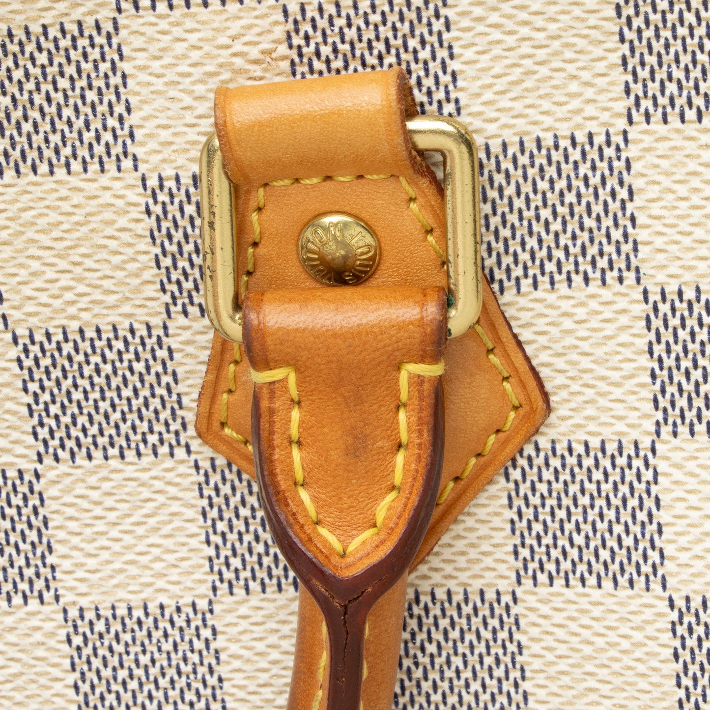 Louis Vuitton Damier Azur Speedy 35 Satchel (SHF-EH25OJ)
