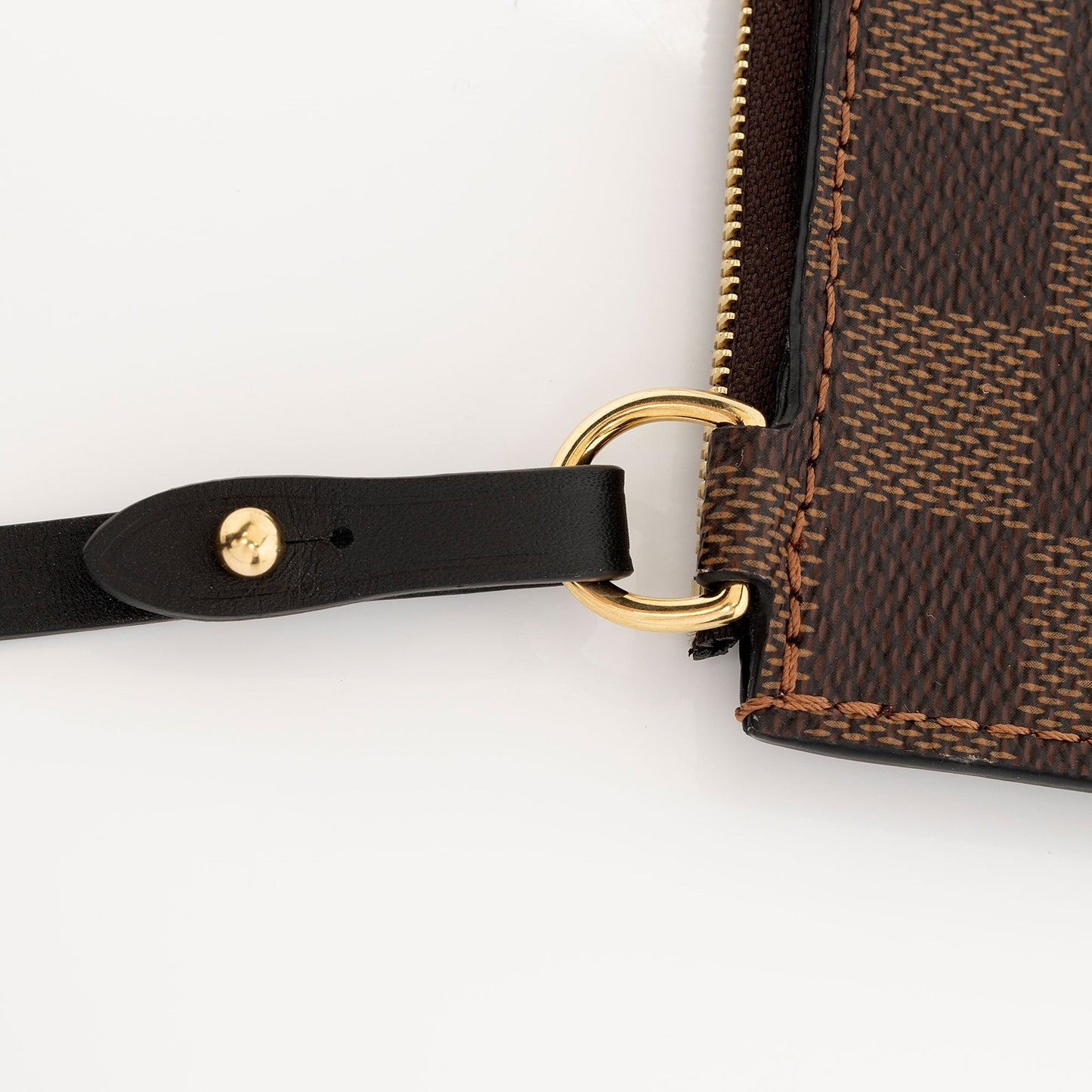 Louis Vuitton Damier Ebene Belmont PM Pochette (SHF-sh4QTt)