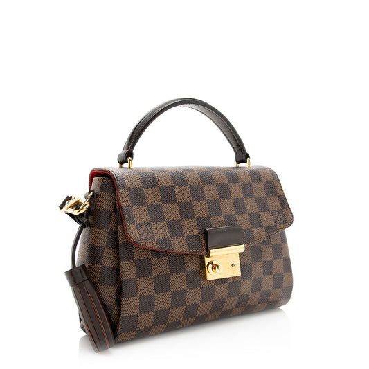 Louis Vuitton Damier Ebene Croisette Shoulder Bag - (SHF-20575)