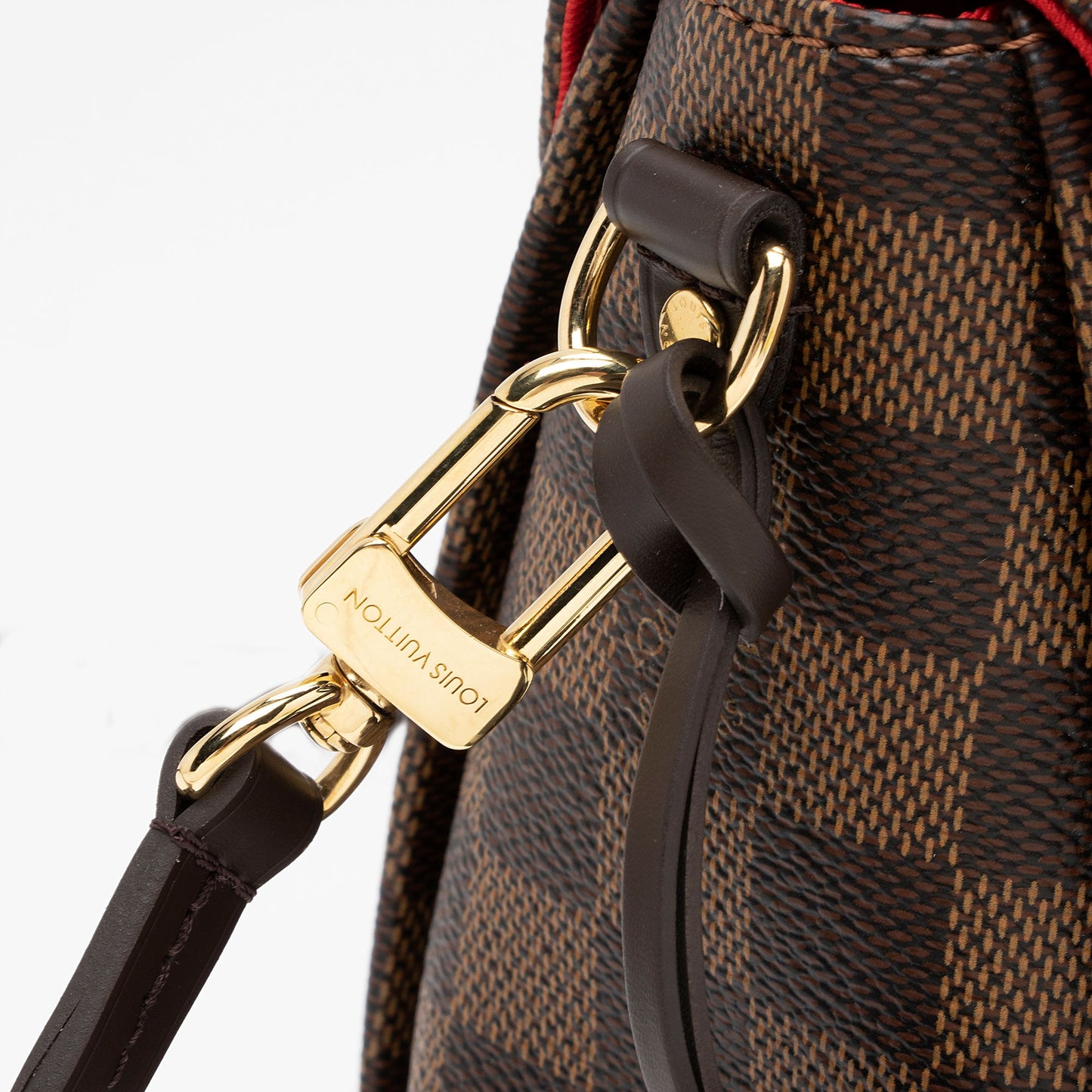 Louis Vuitton Damier Ebene Croisette Shoulder Bag (SHF-tEwbhg)