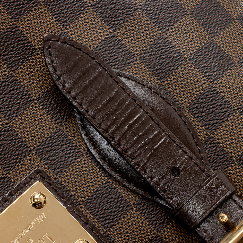 Louis Vuitton Damier Ebene Hampstead MM Tote - (SHF-16598)