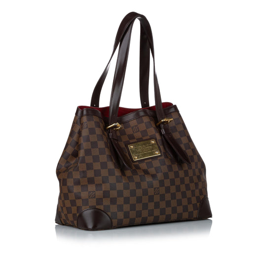 Louis Vuitton Damier Ebene Hampstead MM (SHG-29420)