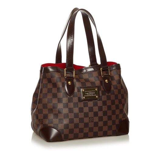 Louis Vuitton Damier Ebene Hampstead MM (SHG-34412)
