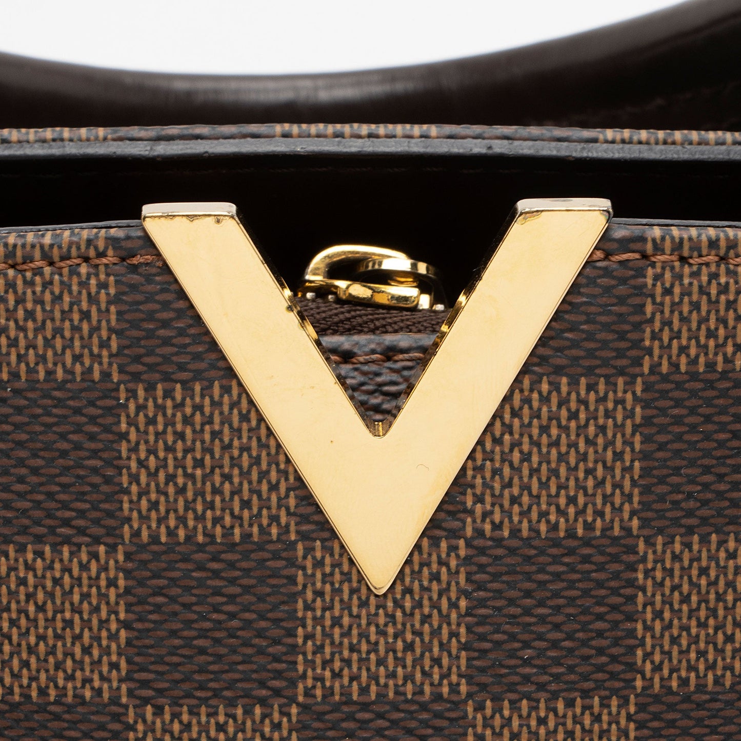 Louis Vuitton Damier Ebene Kensington Bowling Satchel (SHF-aBifAN)