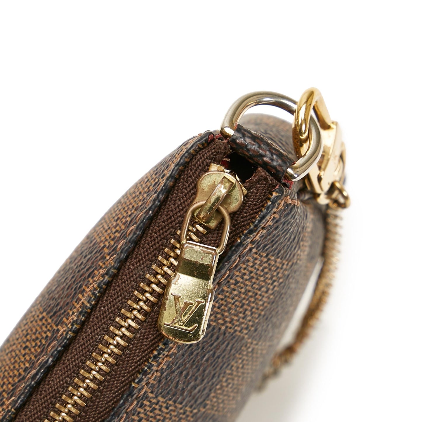 Louis Vuitton Damier Ebene Mini Pochette Accessoires (SHG-36364)