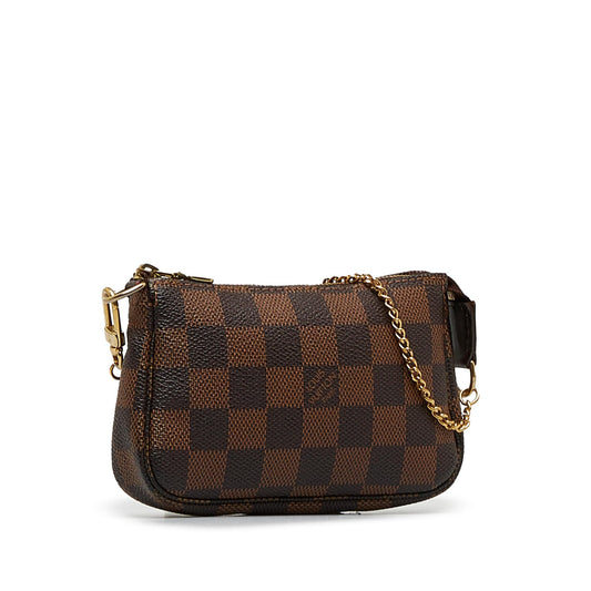 Louis Vuitton Damier Ebene Mini Pochette Accessoires (SHG-UuAROl)