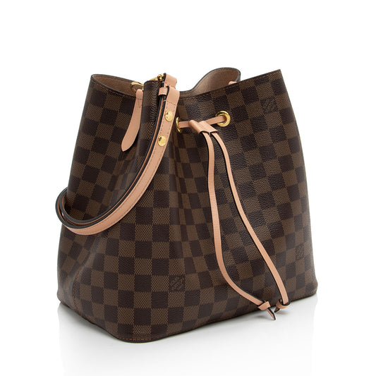Louis Vuitton Damier Ebene Neonoe Shoulder Bag (SHF-CfJi5D)