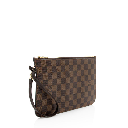 Louis Vuitton Damier Ebene Neverfull GM Pochette (SHF-BahZMt)
