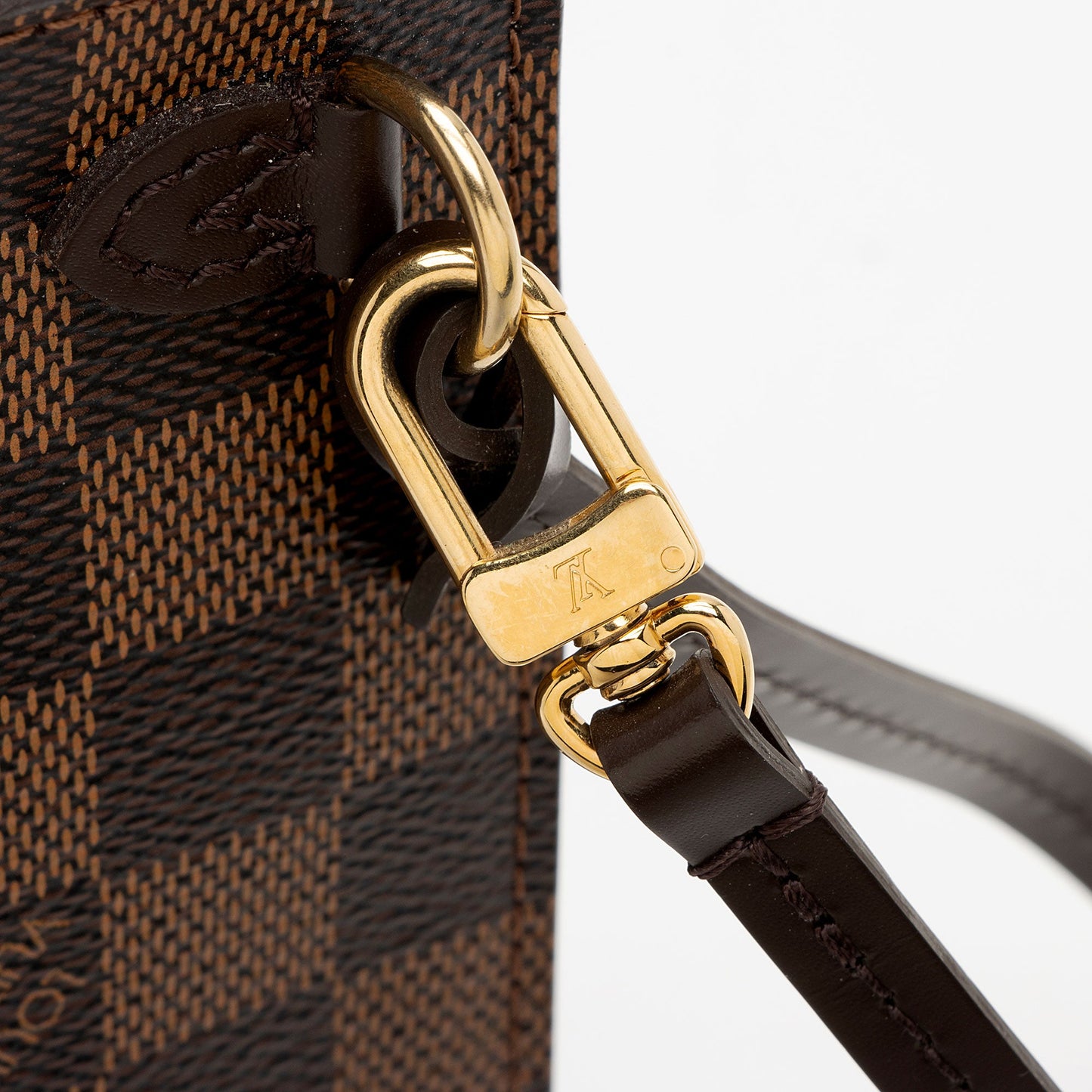 Louis Vuitton Damier Ebene Neverfull GM Pochette (SHF-X4gbvN)