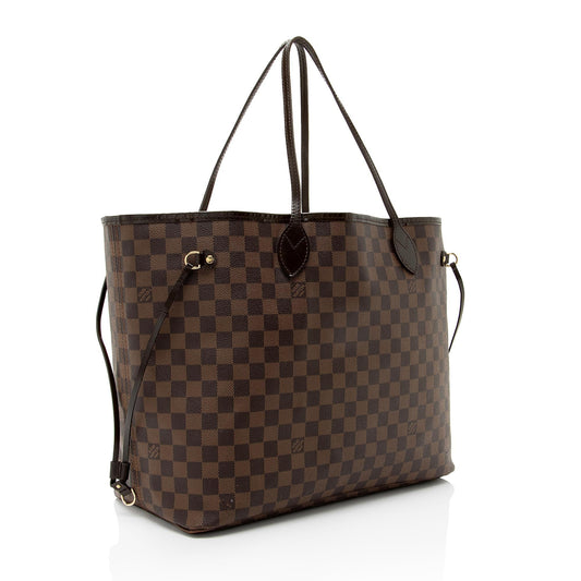 Louis Vuitton Damier Ebene Neverfull GM Tote (SHF-8c5Ims)