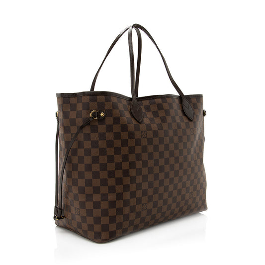 Louis Vuitton Damier Ebene Neverfull GM Tote (SHF-19779)