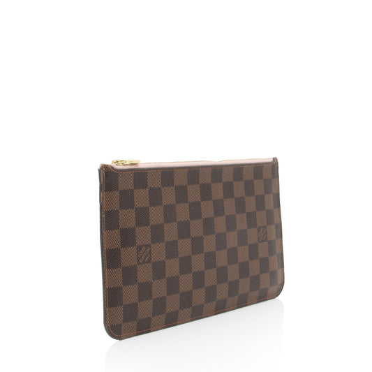 Louis Vuitton Damier Ebene Neverfull MM Pochette (SHF-8JuLUH)