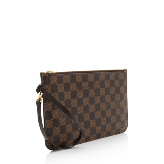Louis Vuitton Damier Ebene Neverfull MM Pochette (SHF-AjPni9)