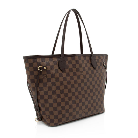Louis Vuitton Damier Ebene Neverfull MM Tote (SHF-VTXzQN)
