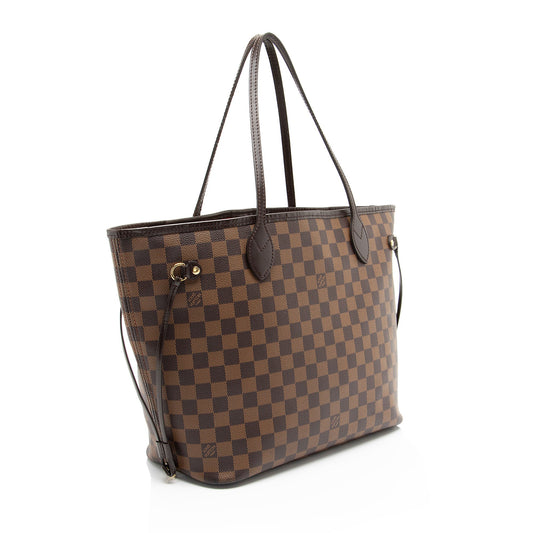 Louis Vuitton Damier Ebene Neverfull MM Tote