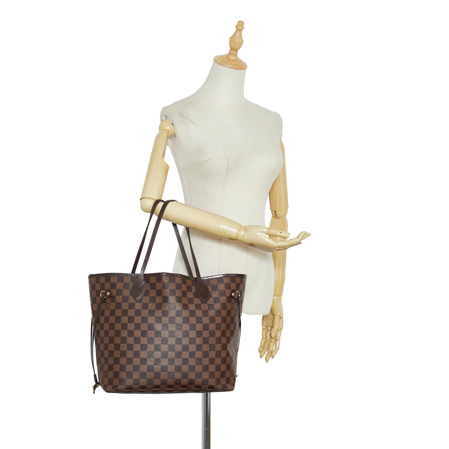 Louis Vuitton Damier Ebene Neverfull MM (SHG-AZZ2mI)