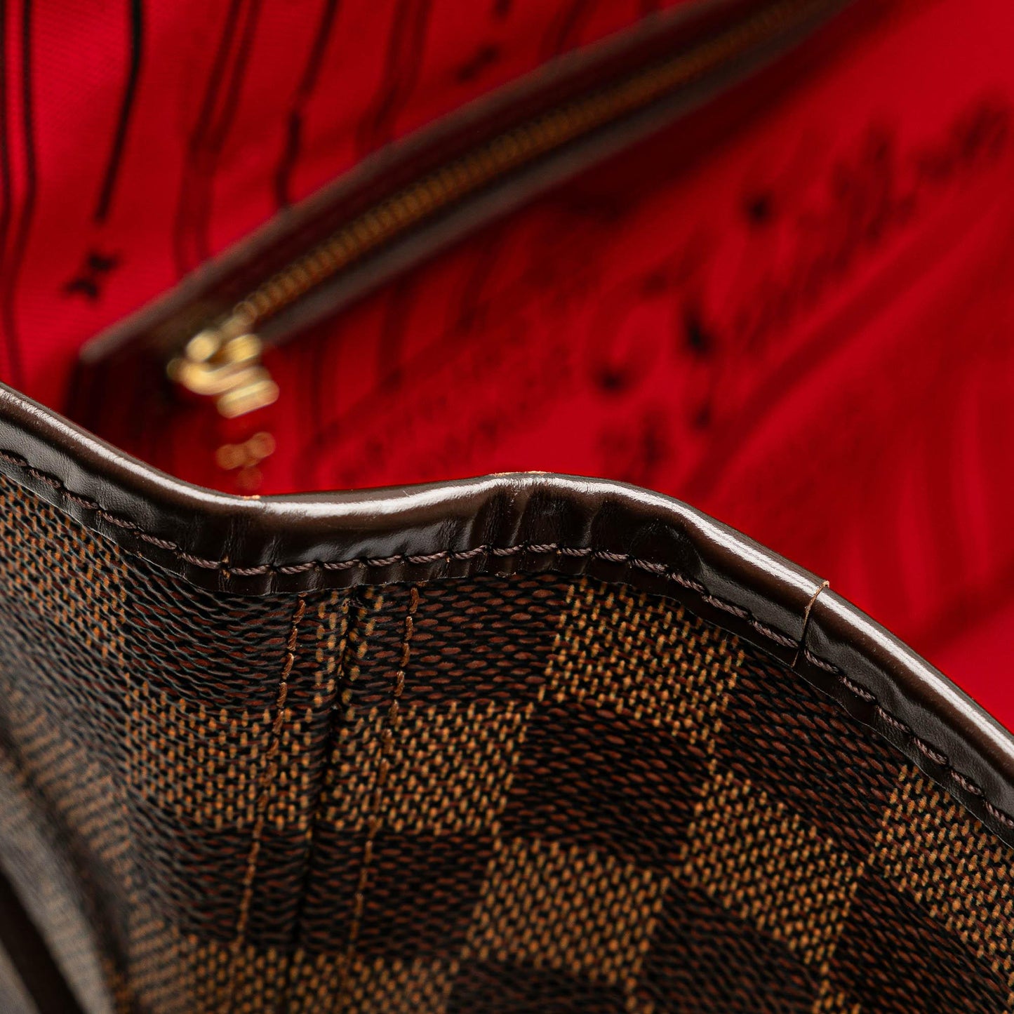 Louis Vuitton Damier Ebene Neverfull MM (SHG-P1JAQn)