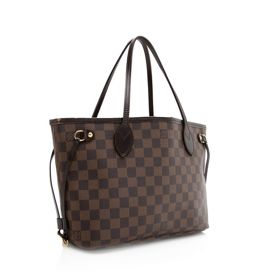 Louis Vuitton Damier Ebene Neverfull PM Tote - (SHF-19636)