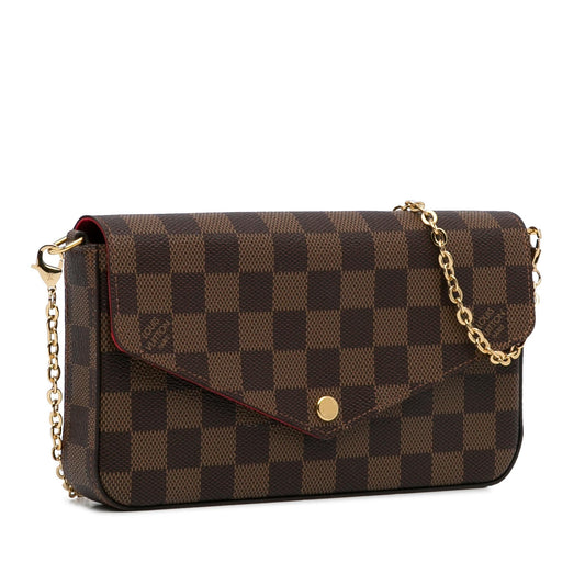 Louis Vuitton Damier Ebene Pochette Felicie (SHG-A7A1c0)