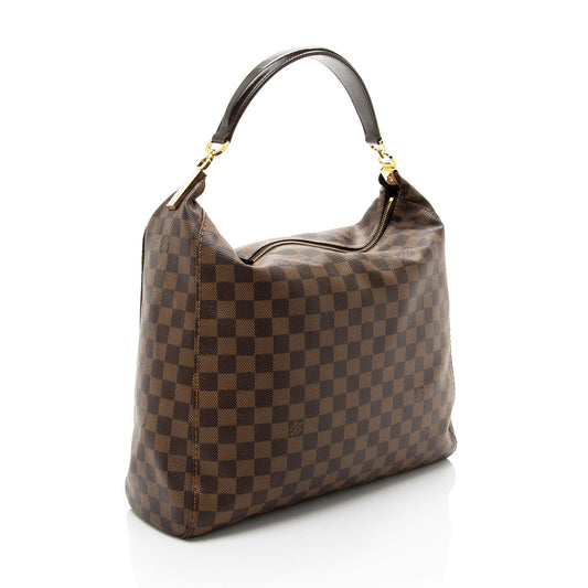 Louis Vuitton Damier Ebene Portobello GM Shoulder Bag