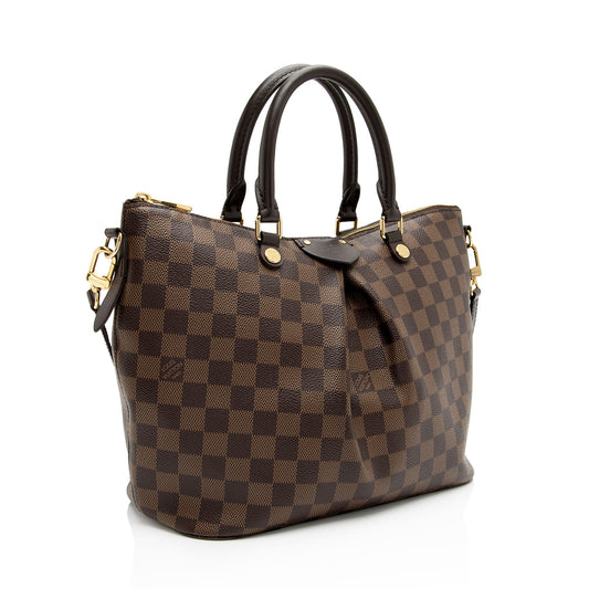 Louis Vuitton Damier Ebene Siena MM Satchel (SHF-kfzQmc)