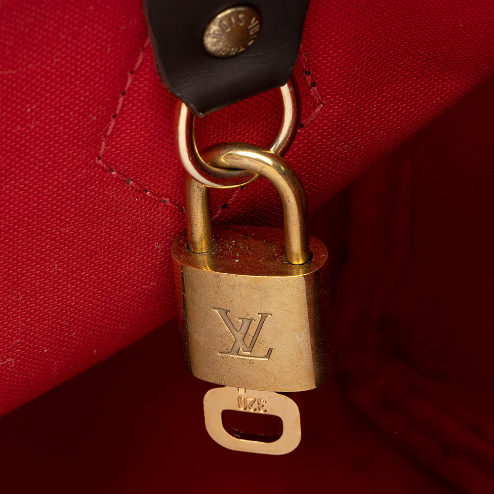 Louis Vuitton Damier Ebene Speedy 25 Satchel (SHF-21044)