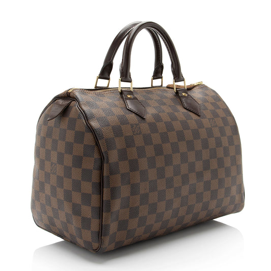 Louis Vuitton Damier Ebene Speedy 30 Satchel (SHF-WINRXn)