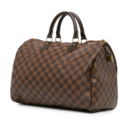 Louis Vuitton Damier Ebene Speedy 35 (SHG-CpRxW1)