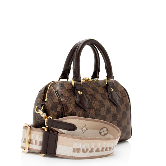 Louis Vuitton Damier Ebene Speedy Bandouliere 20 Satchel