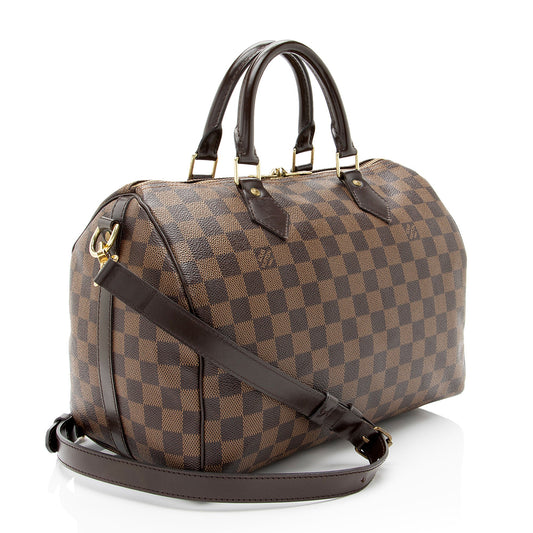 Louis Vuitton Damier Ebene Speedy Bandouliere 30 Satchel