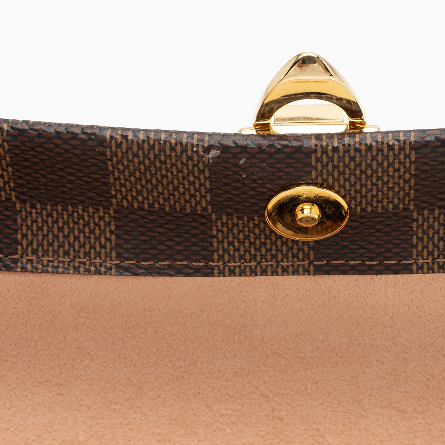 Louis Vuitton Damier Ebene Vavin Chain Wallet (SHF-SzZMpa)