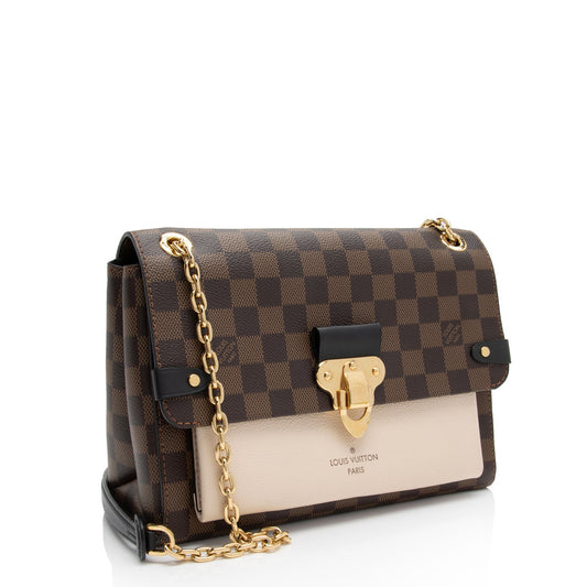 Louis Vuitton Damier Ebene Vavin PM Shoulder Bag (SHF-nYCshp)