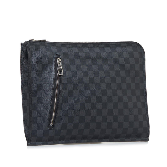Louis Vuitton Damier Graphite Poche-Documents Portfolio (SHG-Eu0GUn)