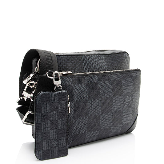 Louis Vuitton Damier Graphite Trio Messenger (SHF-7W9tQn)