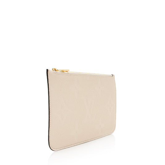 Louis Vuitton Giant Monogram Empreinte Neverfull MM Pochette (SHF-20860)