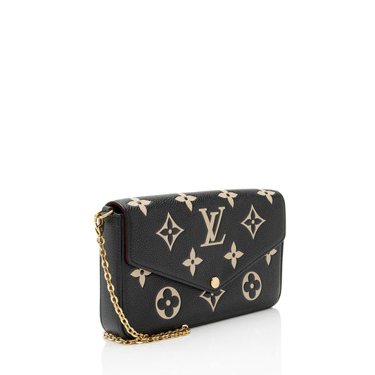 Louis Vuitton Giant Monogram Empreinte Bicolor Felicie Pochette