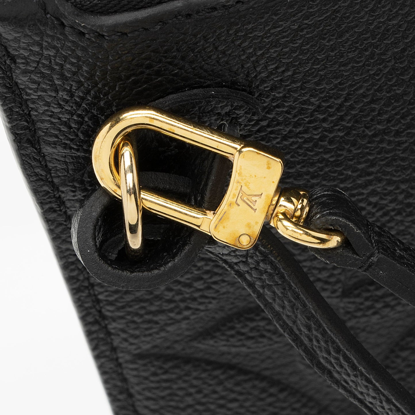 Louis Vuitton Giant Monogram Empreinte Neverfull MM Pochette (SHF-uMpZHz)