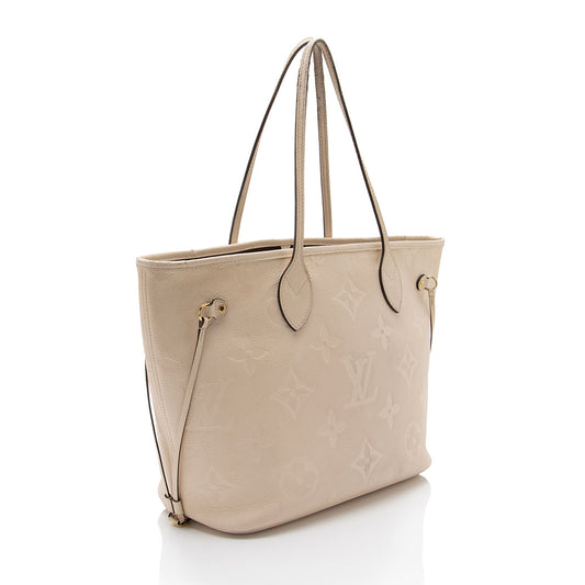 Louis Vuitton Giant Monogram Empreinte Neverfull MM Tote
