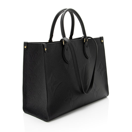 Louis Vuitton Giant Monogram Empreinte Onthego MM Tote (SHF-NgC3Ny)