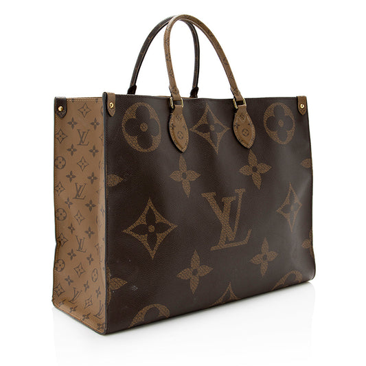 Louis Vuitton Giant Monogram Onthego GM Tote (SHF-20184)