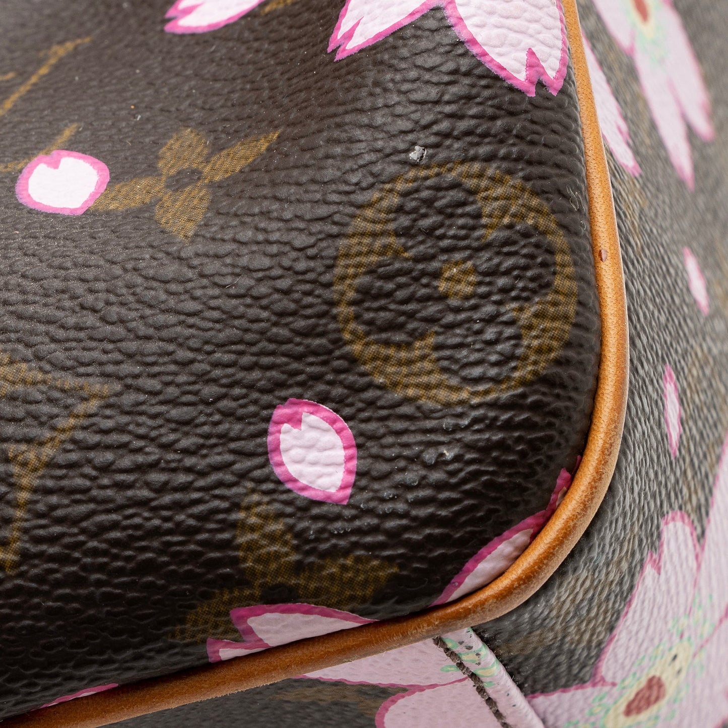 Louis Vuitton Limited Edition Cherry Blossom Sac Retro Satchel (SHF-22743)