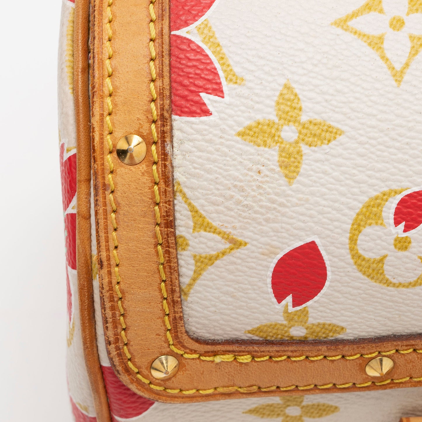 Louis Vuitton Limited Edition Monogram Canvas Cherry Blossom Papillon Satchel (SHF-3p8Y2x)