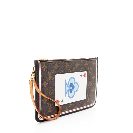 Louis Vuitton Limited Edition Monogram Canvas Game On Neverfull MM Pochette