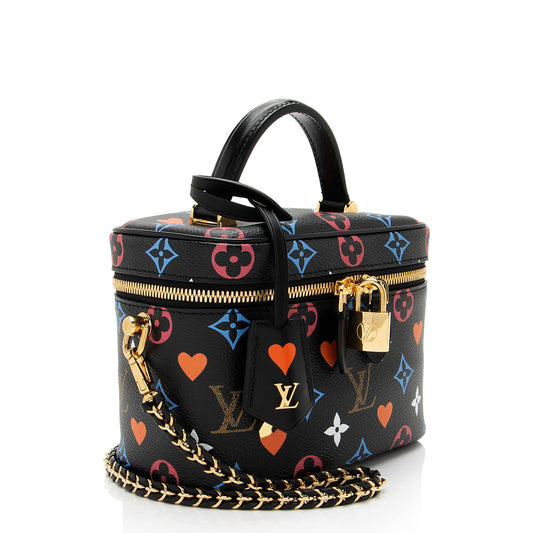 Louis Vuitton Limited Edition Monogram Canvas Game On Vanity PM Shoulder Bag