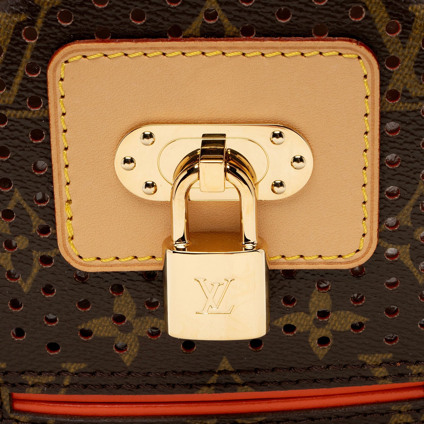 Louis Vuitton Limited Edition Monogram Canvas Perforated Speedy 30 Satchel (SHF-zo9Uue)