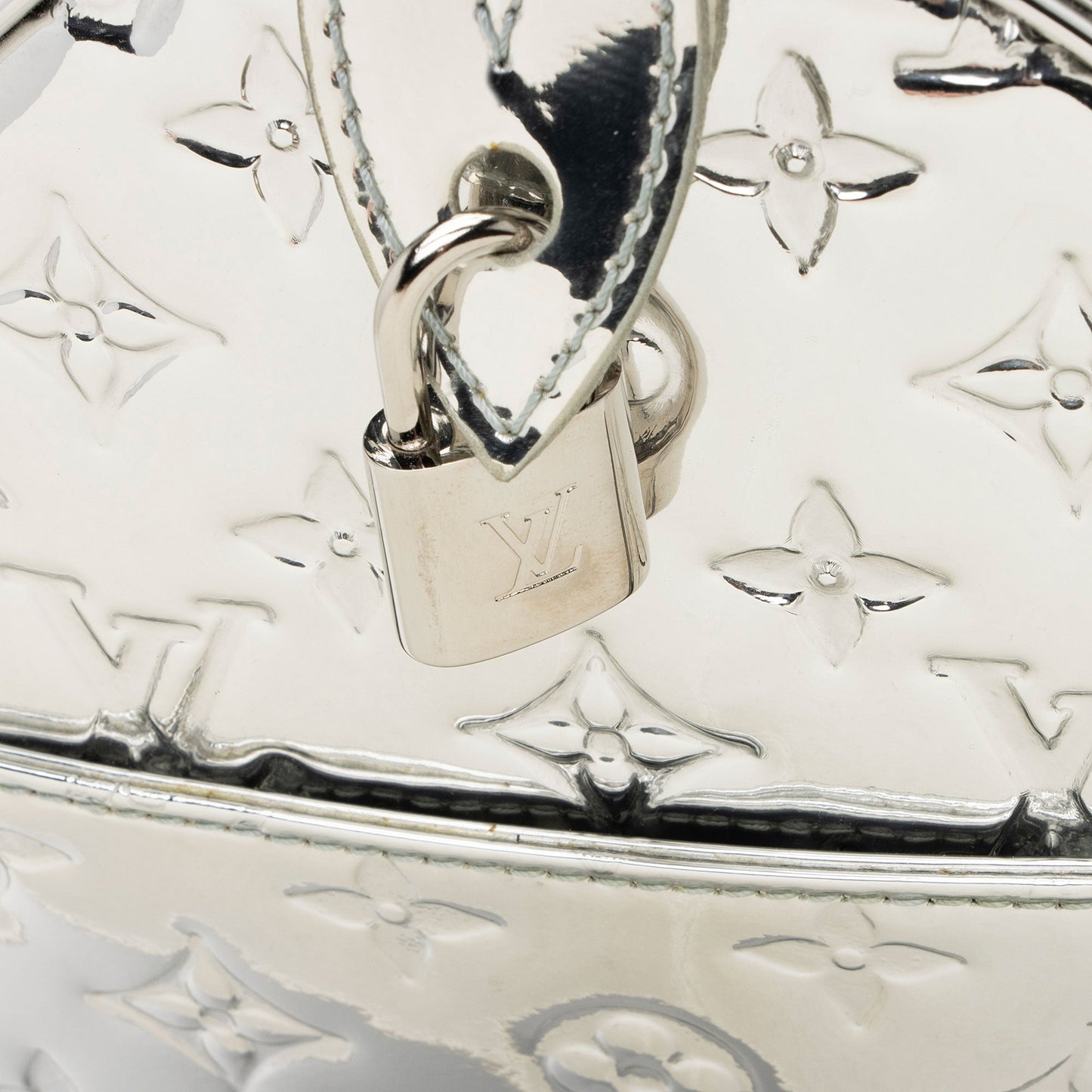Louis Vuitton Limited Edition Monogram Miroir Speedy 35 Satchel (SHF-Ge2Emn)